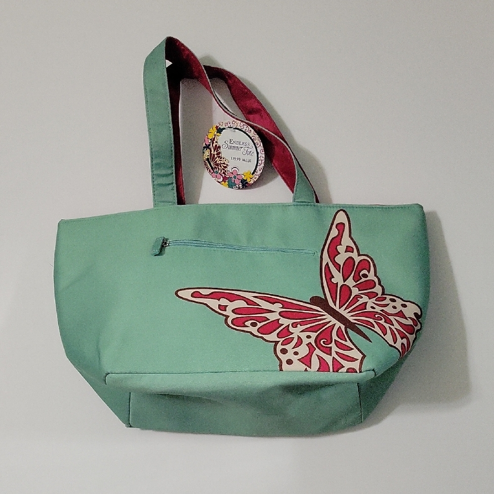 NWT Butterfly Tote Bag